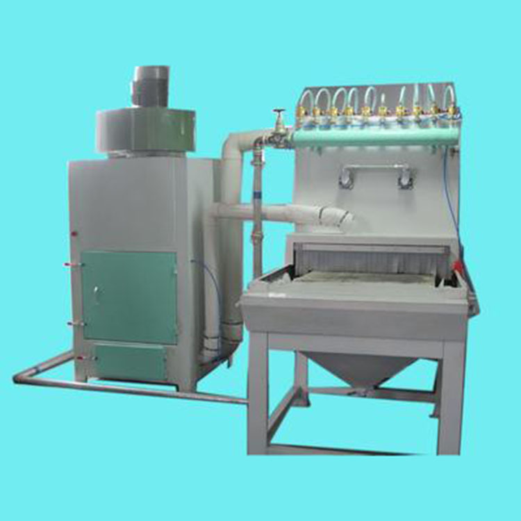 環帶式自動噴砂機 環保型工業輸送式自動噴砂機